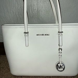 Michael Kors Medium White Tote